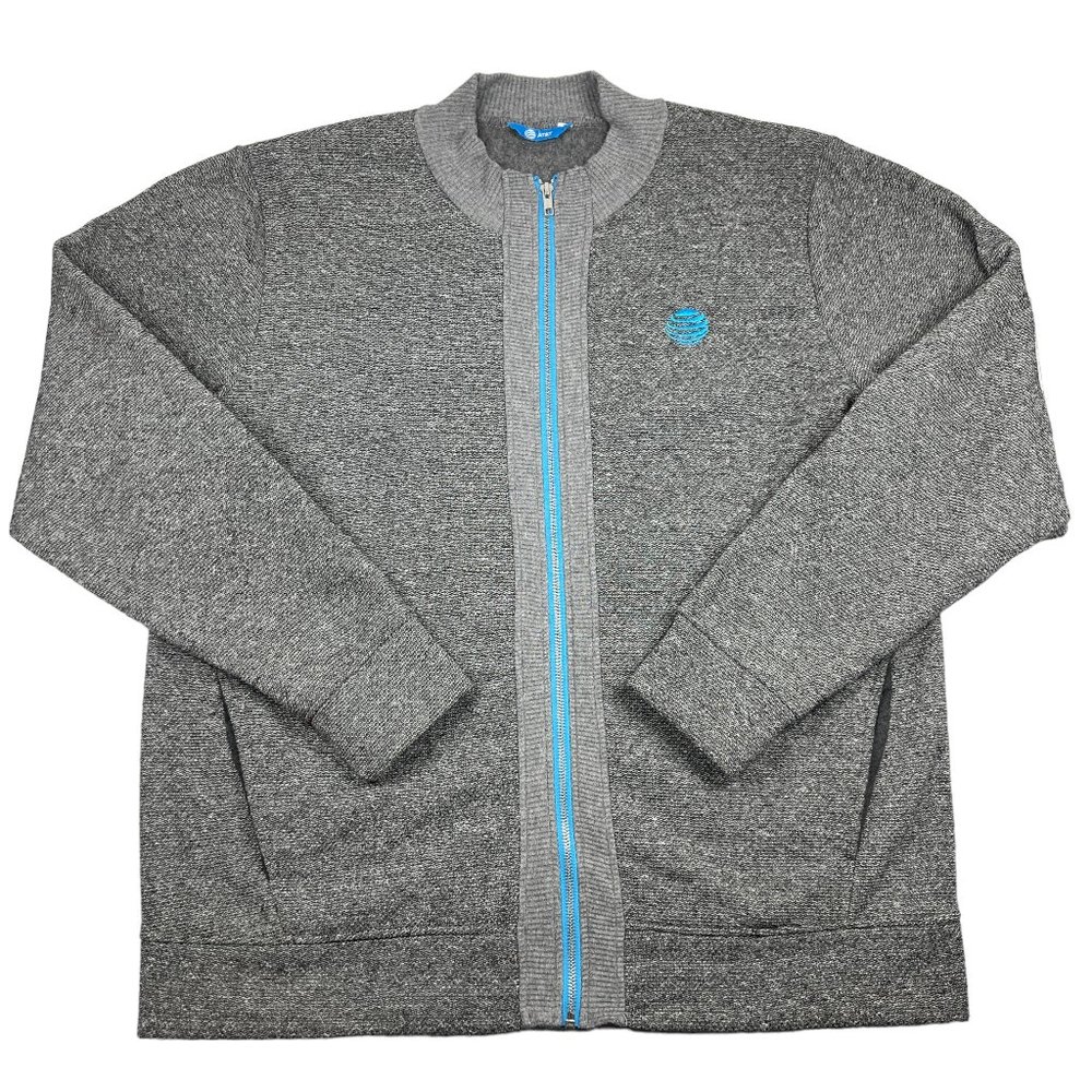 AT&T Employee Full Zip Sweater Jacket Men XL Uniform Work